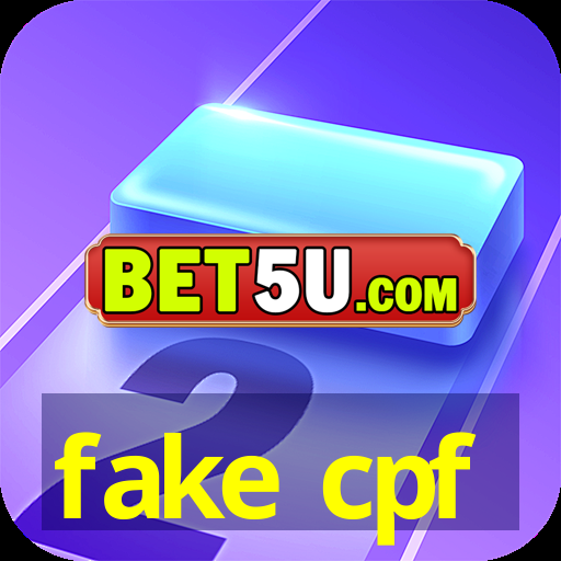 fake cpf